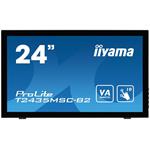 iiyama T2435MSC-B2, 24" VA kapacitní, 1920x1080, 6ms, webkamera, mikrofon, audio, USB hub