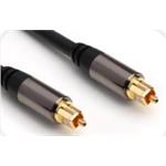 PremiumCord Kabel Toslink M/M, OD:6mm, Gold design  0,5m