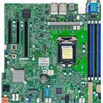 X12STH-LN4F iC256, LGA1200(H5), PCI-E16g4, E4g4 v -E8, PCI-E4, 4GbE,4DDR4, M.2, 8sATA,IPMI, mATX~, bulk