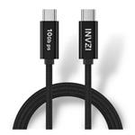 Invzi kabel USB-C - USB-C, PD100W, 20Gbps, 2m, černý