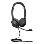 Jabra Evolve2 30/Stereo/USB-C/Drát/MS/Černá