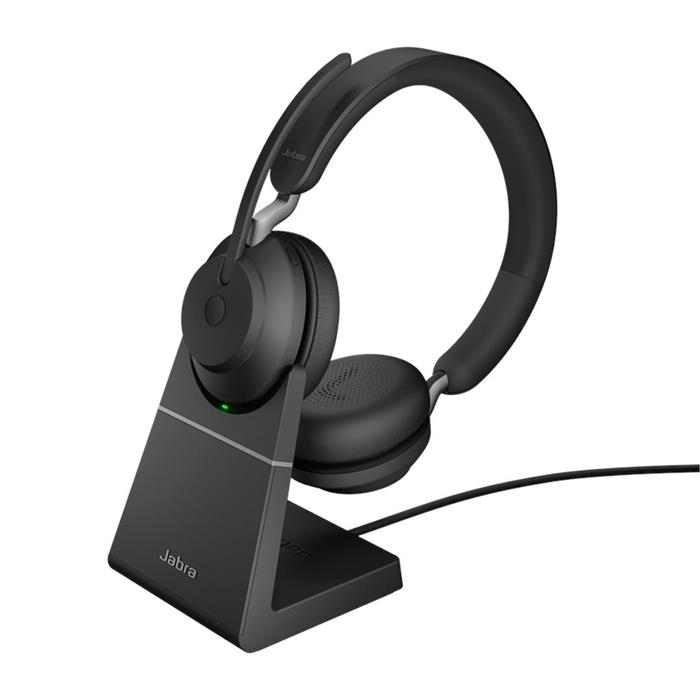 Jabra Evolve2 65, Link380a MS Stereo Stand Black