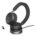 Jabra Evolve2 75/Stereo/ANC/USB/BT/Stand/Černá