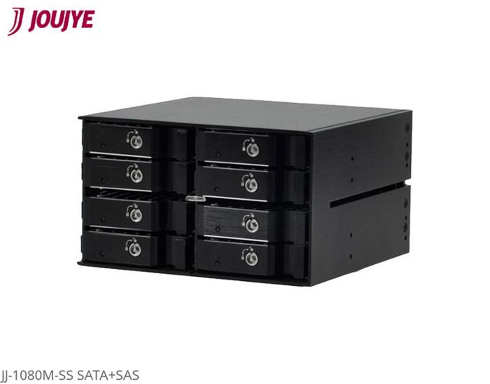 Jou Jye Backplane SAS/SATA 8x 2,5"HDD do 2x 5,25" pozice