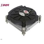 Jou Jye K6 Intel 115x 1U Active cooler, Aluminum 6061 Skived Fins Max TDP 55W