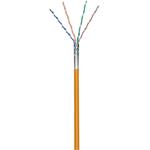 Kabel FTP kulatý, kat. 5e, Eca, 100m, lanko, oranžový