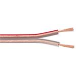 Kabel k reproduktorům, 2x1,5mm2, měď, trasparentní, 50m