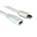 Kabel prodlužovací mini DisplayPort 1.1 (M) - mini DisplayPort (F), 1m