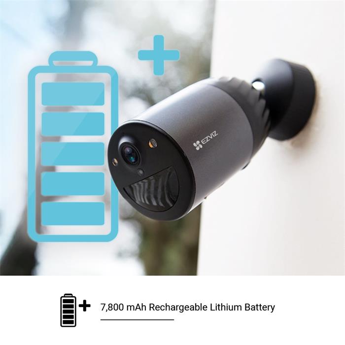 Kamera Ezviz BC1C IP, venkovní, WiFi, 4MP, IR 10m, baterie