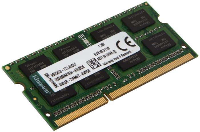 Kingston 8GB DDR3L 1600MHz, CL11, SO-DIMM