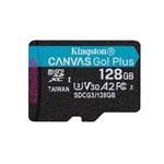 Kingston Canvas Go! Plus 128GB microSDXC karta, UHS-I V30 A2, 170R/100W