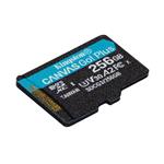 Kingston Canvas Go! Plus 256GB microSDXC karta, UHS-I V30 A2, 170R/100W