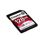 Kingston Canvas React Plus 128GB SDXC karta, UHS-II, 300R/260W U3 V90