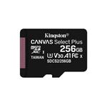 Kingston Canvas Select Plus 256GB microSDXC karta, UHS-I U3, A1, 100R/85W