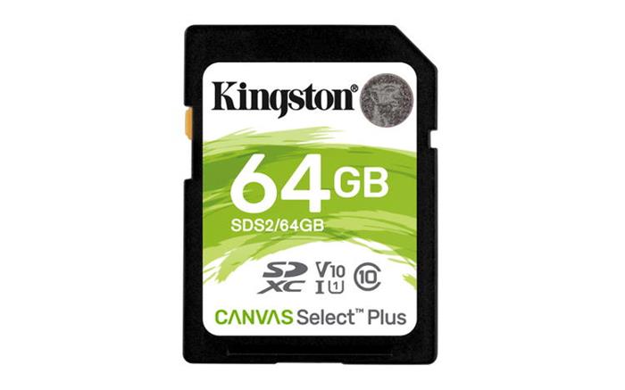 Kingston Canvas Select Plus 64GB SDXC karta, UHS-I U1