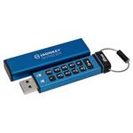 Kingston flash disk 8GB IronKey Keypad 200, FIPS 140-3 Lvl 3 (Pending) AES-256 Encrypted