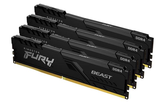 Kingston FURY Beast Black 4x16GB DDR4 3200MHz CL16 DIMM