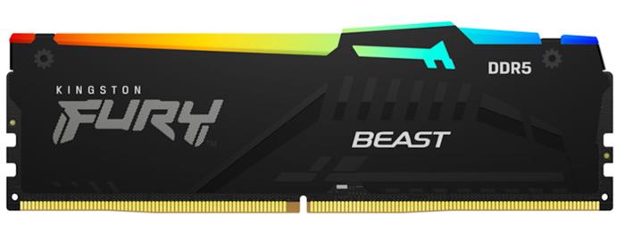 Kingston FURY Beast RGB 16GB DDR5 4800MHz CL38 DIMM