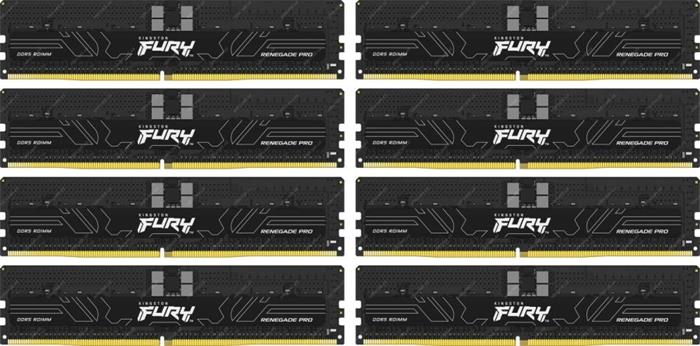 Kingston FURY Renegade Pro 8x32GB DDR5 6400MHz CL32, ECC Reg, XMP
