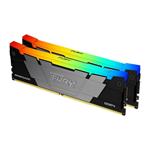 Kingston FURY Renegade RGB 2x32GB DDR4 3600MHz CL18 DIMM, Black