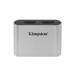 Kingston Workflow Dual-Slot microSDXC UHS-II Card reader USB 3.0