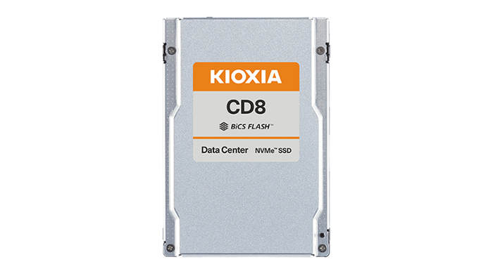 Kioxia SSD CD8-V 12,8TB NVMe4 (2,5"/15mm), PCI-E4g4, 1050/380kIOPS, BiCS TLC, 3DWPD