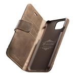 Kožené pouzdro typu kniha Cellularine Supreme pro Apple iPhone 11 Pro, hnědé