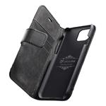 Kožené pouzdro typu kniha Cellularine Supreme pro Apple iPhone 11 Pro Max, černé