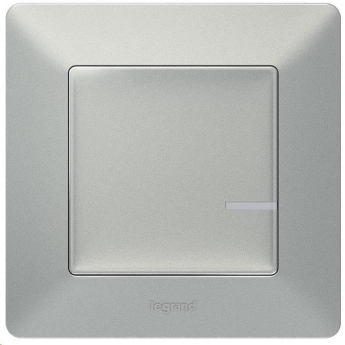 Legrand Netatmo Valena LIFE spínač/stmívač, hliník