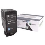 Lexmark originální toner 75B0020, cyan, 10000str., high capacity, Lexmark CS727, CS728, CX727