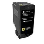 Lexmark originální toner 84C2HYE, yellow, 16000str., high capacity, return