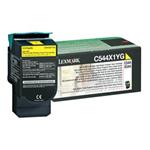 Lexmark originální toner C544X1YG, yellow, 4000str., return, extra high capacity, Lexmark X544x