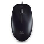 Logitech B100, optická 3-tlačítková myš, 800dpi, USB, černá