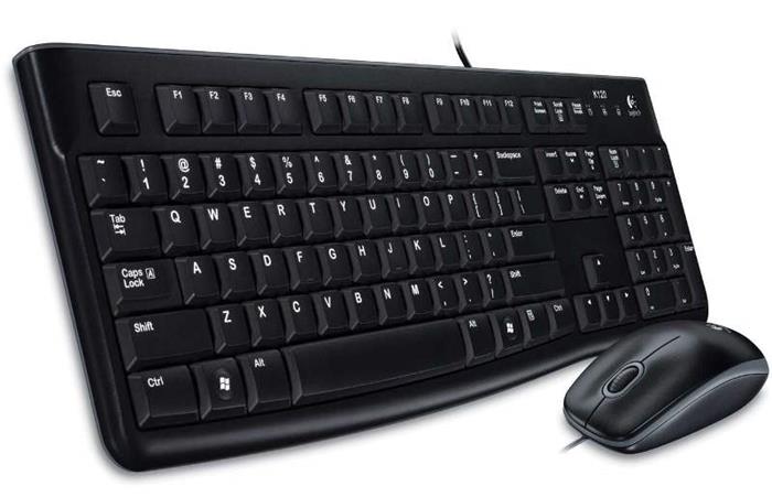 Logitech Desktop MK120, drátový set, USB, CZ