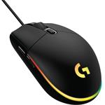 Logitech G203 Lightsync, herní optická myš, 8000dpi, černý