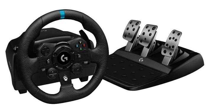 Logitech G923 - Volant a pedály - kabelové - pro PC, Microsoft Xbox One