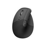 Logitech Lift left, vertikální ergonomická myš pro leváky - grafitová