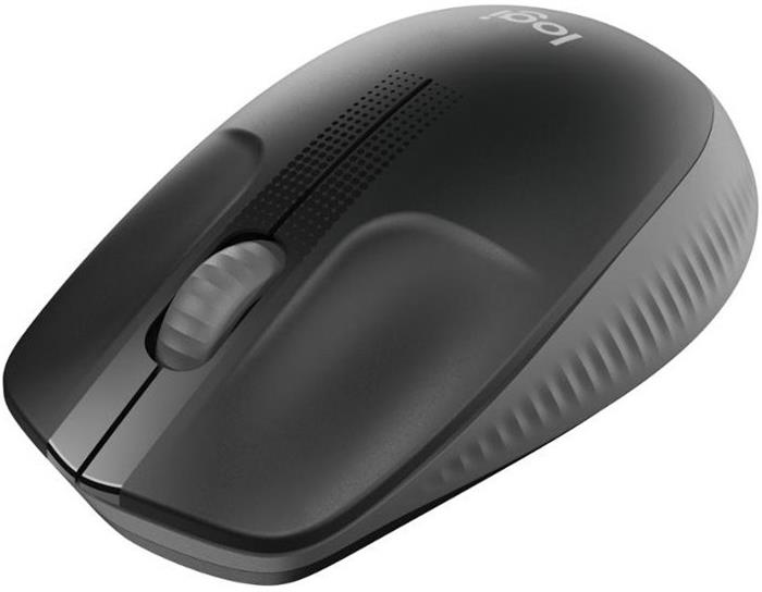 Logitech M190, bezdrátová myš pro desktop, 1000dpi, USB, tmavě šedá