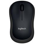 Logitech M220 Silent, bezdrátová optická myš, 1000dpi, 3 tlačítka, černá