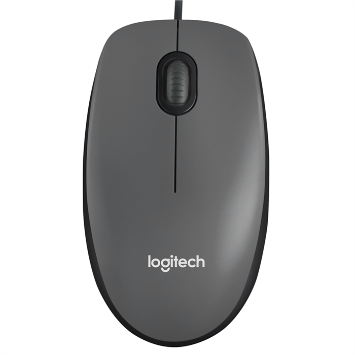 Logitech M90, optická myš, 1000dpi, USB, šedá