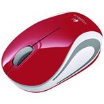 Logitech Wireless Mini Mouse M187, mini bezdrátová myš, červená