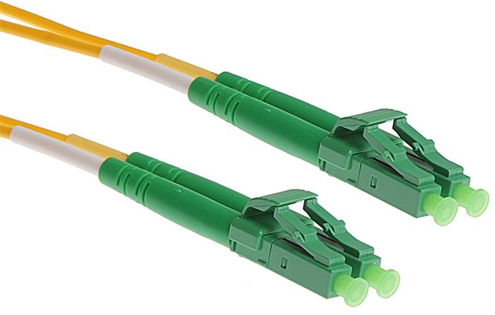 Masterlan optický patch cord, LCapc/LCapc, Duplex, Singlemode 9/125, 3m
