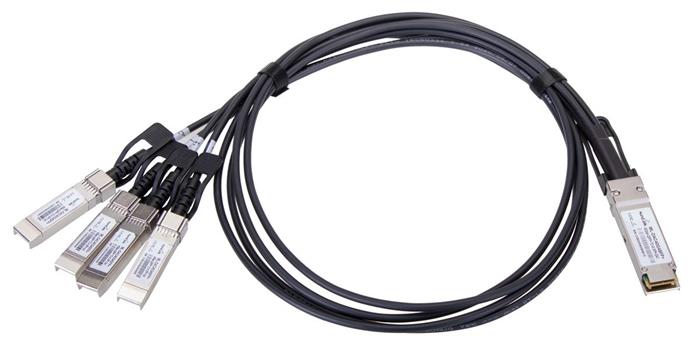 MaxLink 40G DAC kabel, QSFP+ na 4xSFP+, 3m