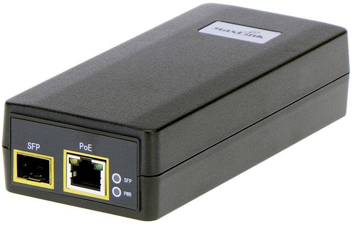 MaxLink PI30F PoE injektor - SFP, 802.3af/at, 55V, 550mA, 30W, 1Gbit