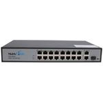 MaxLink PoE switch PSBT-19-16P-250, 18x LAN/16x PoE 250m, 1x SFP, 802.3af/at/bt, 200W, 10/100Mbps