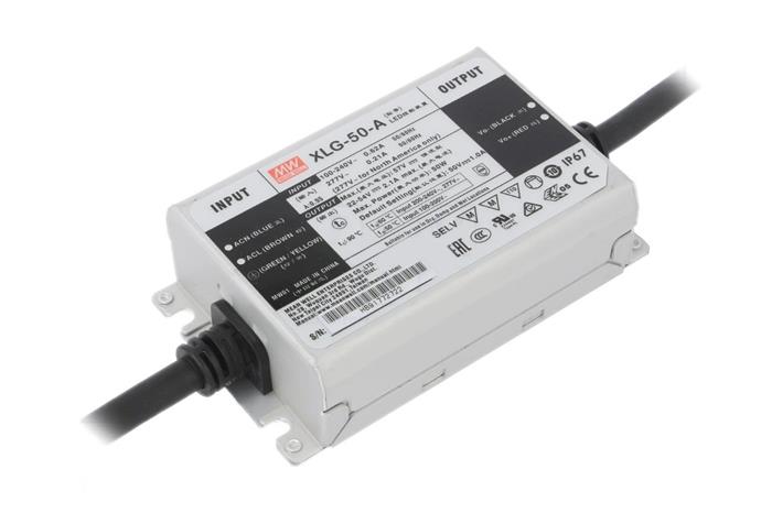 MEANWELL XLG-50-A, Venkovní napájecí zdroj 22-54V 50W