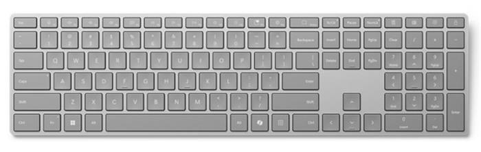Microsoft Surface Keyboard (2. edice)/Bezdrátová Bluetooth/CZ-SK layout/Šedá