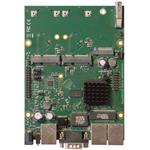 MikroTik RouterBOARD RBM33G, Dual Core 880MHz CPU, 256MB RAM, 3x Gbit LAN, 2x miniPCI-e, ROS L4