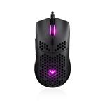 Modecom VOLCANO SHINOBI 3360 herní drátová optická myš, 6 tlačítek, 12000 DPI,  RGB LED podsvícení, USB, černá