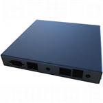 Montážní krabice CASE1D1BLKU, 2x LAN, USB, černá